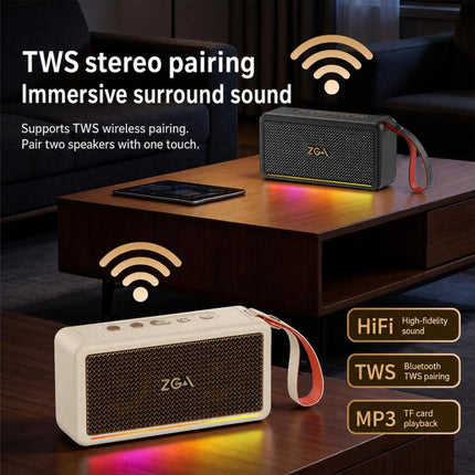 PZ009 PLUS Portable Retro Wireless Bluetooth Speaker