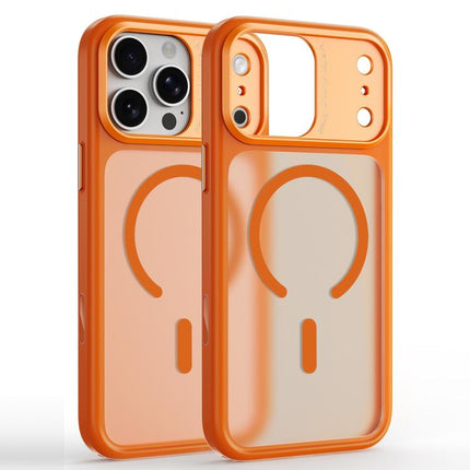 Metal Camera Frame TPU + PC Magnetic Phone Case, For iPhone 17 Pro Max, For iPhone 17 Pro, For iPhone 16 Pro Max, For iPhone 16 Pro