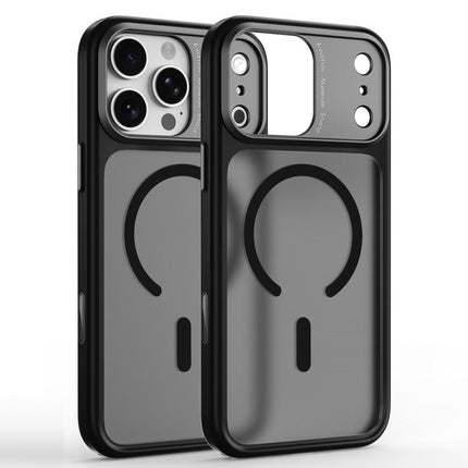 Metal Camera Frame TPU + PC Magnetic Phone Case, For iPhone 17 Pro Max, For iPhone 17 Pro, For iPhone 16 Pro Max, For iPhone 16 Pro