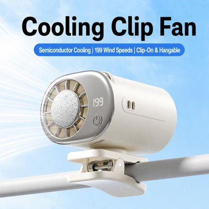 Y32 Portable Semiconductor Cooling Electric Fan with Clip