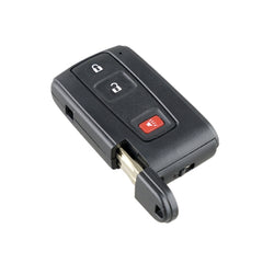 Car Key Shell Remote Control Case with Small Key for Toyota Prius 3-button