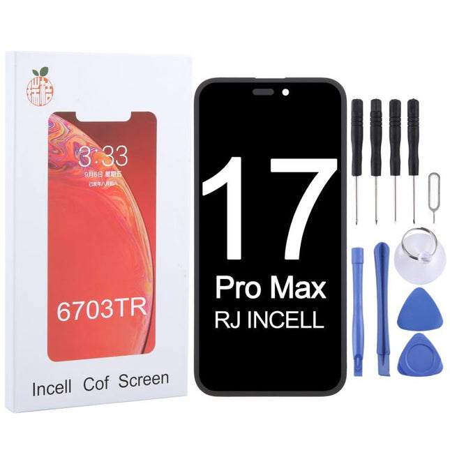 RJ Incell Cof Screen, For iPhone 17 Pro Max, For iPhone 17 Pro, For iPhone 16 Pro Max, For iPhone 16 Pro, For iPhone 16 Plus, For iPhone 16, For iPhone 15 Pro Max, For iPhone 15 Pro, For iPhone 15 Plus, For iPhone 15, For iPhone 14 Pro                 ...
