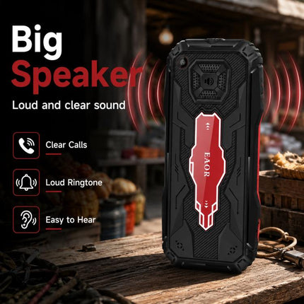 HE248 Rugged Style Phone, 2.4 inch, 3D Keys Network: 2G, Dual SIM, BT, Torch, Russian Keyboard, EU Plug, US Plug, UK Plug