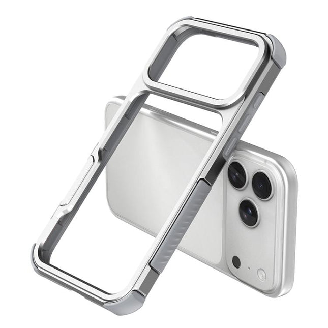 Aluminum Alloy Frame + TPU Hollow Air Bag Shockproof Phone Case, For iPhone 17 Pro Max, For iPhone 17 Pro
