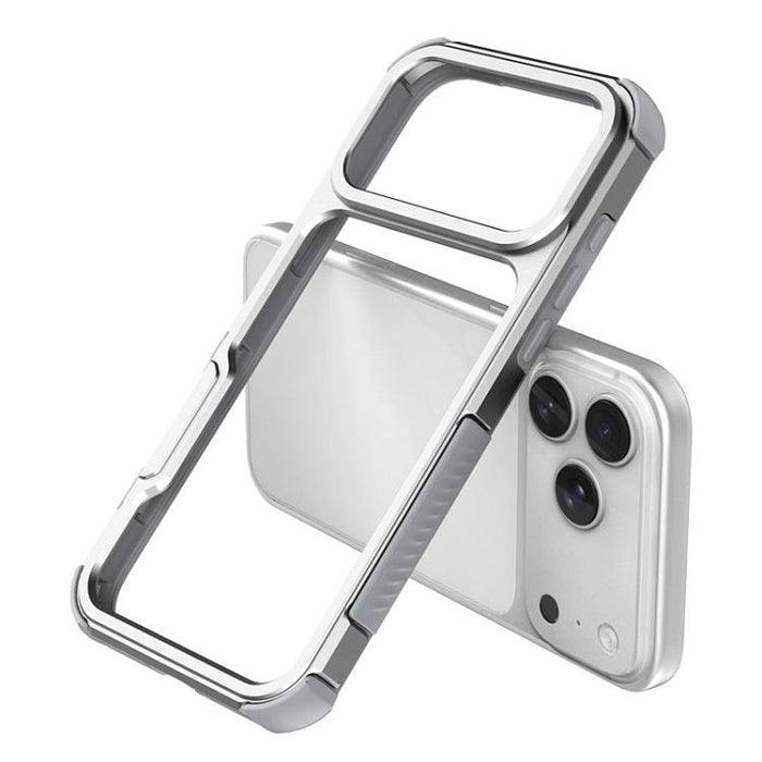Aluminum Alloy Frame + TPU Hollow Air Bag Shockproof Phone Case, For iPhone 17 Pro Max, For iPhone 17 Pro