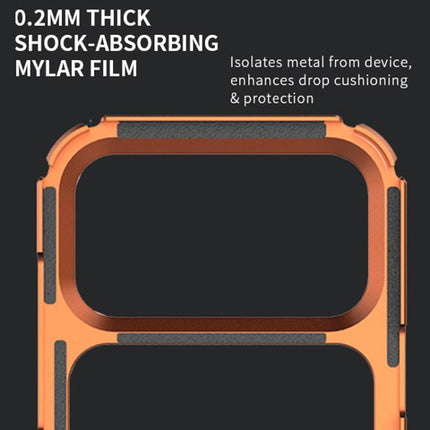 Aluminum Alloy Frame + TPU Hollow Air Bag Shockproof Phone Case, For iPhone 17 Pro Max, For iPhone 17 Pro