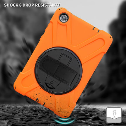 Shockproof Colorful Silicone + PC Protective Case with Holder & Hand Grip Strap & Shoulder Strap, For Lenovo Tab M8