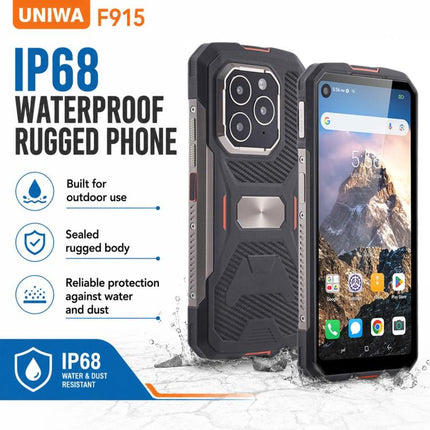 UNIWA F915 Rugged Phone, 4GB+64GB,  6.28 inch Android 160 Unisoc T310 Quad Core, Network: 4G, NFC, EU Plug, US Plug, UK Plug, AU Plug