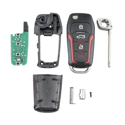 Car Key CWTWB1U345 63 Chip Single Frequency 315 Frequency for Ford 4-button Folding