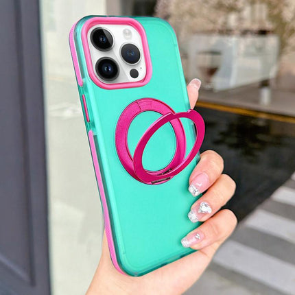 Metal 360 Rotating Holder Magnetic PC Phone Case, For iPhone 14 Pro, For iPhone 14 Pro Max