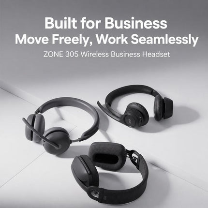 Logitech Zone 305 Wireless Business Headset Team Edition with Receiver