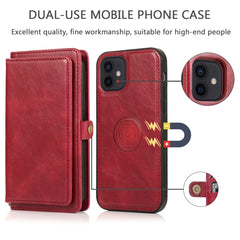 Multiple Card Slots Detachable Magnetic Horizontal Flip Leather Case with Card Slots & Holder & Wallet, For iPhone 12 mini, For iPhone 12 / 12 Pro, For iPhone 12 Pro Max