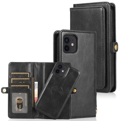 Multiple Card Slots Detachable Magnetic Horizontal Flip Leather Case with Card Slots & Holder & Wallet, For iPhone 12 mini, For iPhone 12 / 12 Pro, For iPhone 12 Pro Max