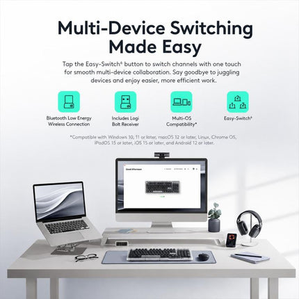 Logitech ALTO KEYS K98M Plus Custom Tri-Mode Wireless Mechanical Keyboard