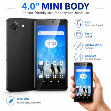 UNIWA Q999, 4GB+64GB, 4.0 inch Android 14.0 Unisoc T606 Octa Core, Network: 4G, OTG, EU Plug, US Plug, UK Plug, AU Plug