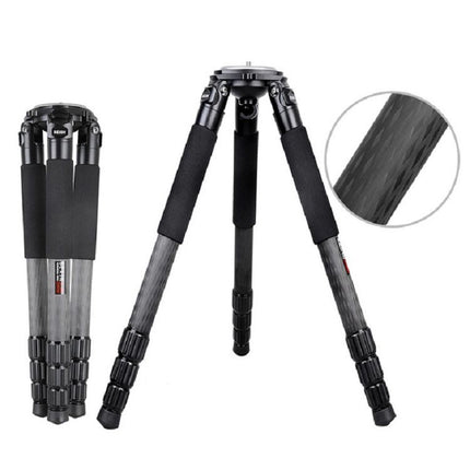 BEXIN ST424C Rugged Camcorder Photographic Carbon Fiber Big Tripod, Max Tube: 40mm, ST424C