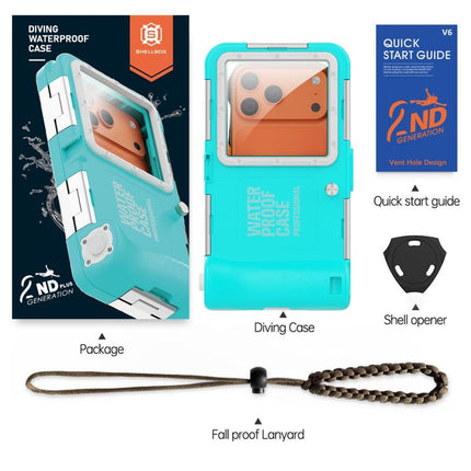 RedPepper Gen 2 Underwater Housing Plus 15m Diving Waterproof Cover, Suitable For 6.1-6.9 inch