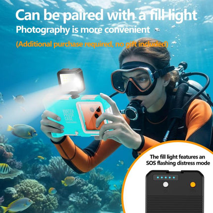 RedPepper Gen 2 Underwater Housing Plus 15m Diving Waterproof Cover, Suitable For 6.1-6.9 inch