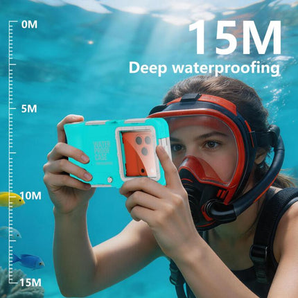 RedPepper Gen 2 Underwater Housing Plus 15m Diving Waterproof Cover, Suitable For 6.1-6.9 inch