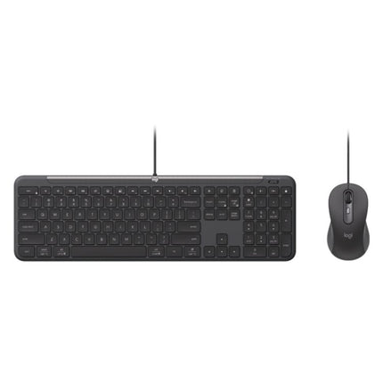 Logitech MK620 Signature Slim Wired Keyboard and Wired Mouse Combo for Business