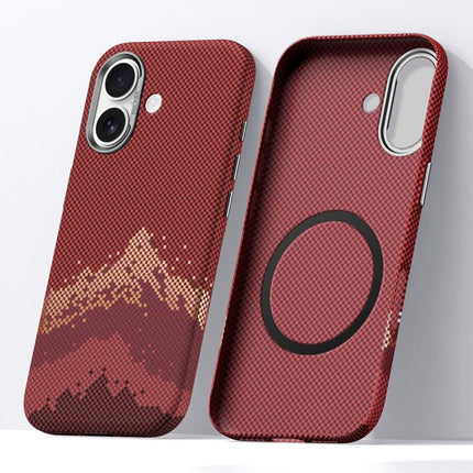 SULADA Kevlar Pixel Grid Texture Magnetic Phone Case, For iPhone 18 Pro, For iPhone 18 Pro Max, For iPhone 17 Pro Max, For iPhone 17 Pro, For iPhone 17