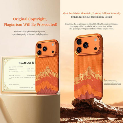 SULADA Kevlar Pixel Grid Texture Magnetic Phone Case, For iPhone 18 Pro, For iPhone 18 Pro Max, For iPhone 17 Pro Max, For iPhone 17 Pro, For iPhone 17