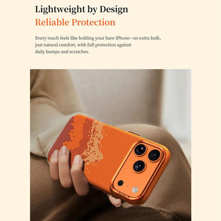 SULADA Kevlar Pixel Grid Texture Magnetic Phone Case, For iPhone 18 Pro, For iPhone 18 Pro Max, For iPhone 17 Pro Max, For iPhone 17 Pro, For iPhone 17