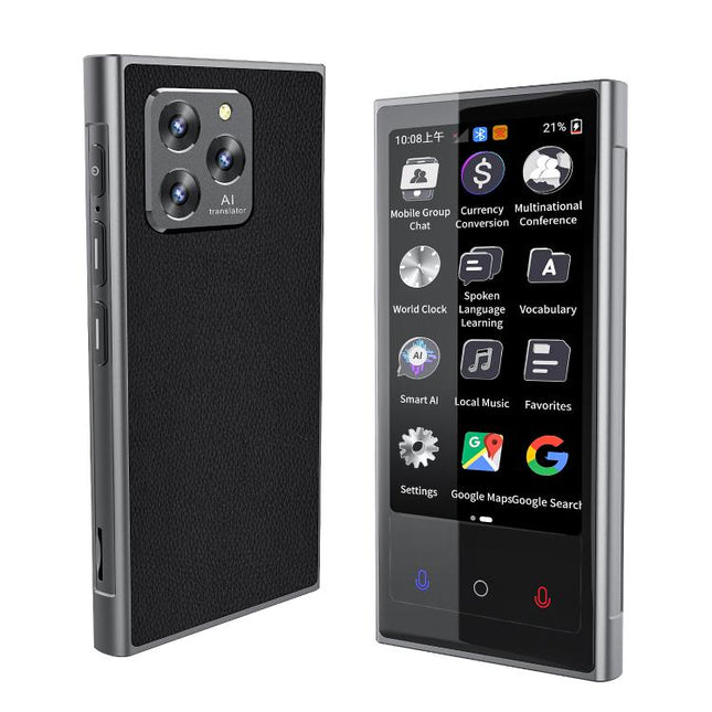 V2 4.04 inch Screen Portable AI Smart Translator Support 142 Online Languages