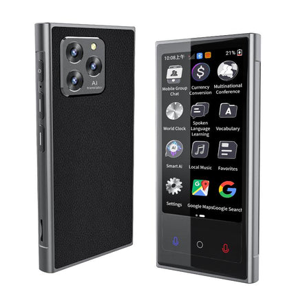 V2 4.04 inch Screen Portable AI Smart Translator Support 142 Online Languages, V2