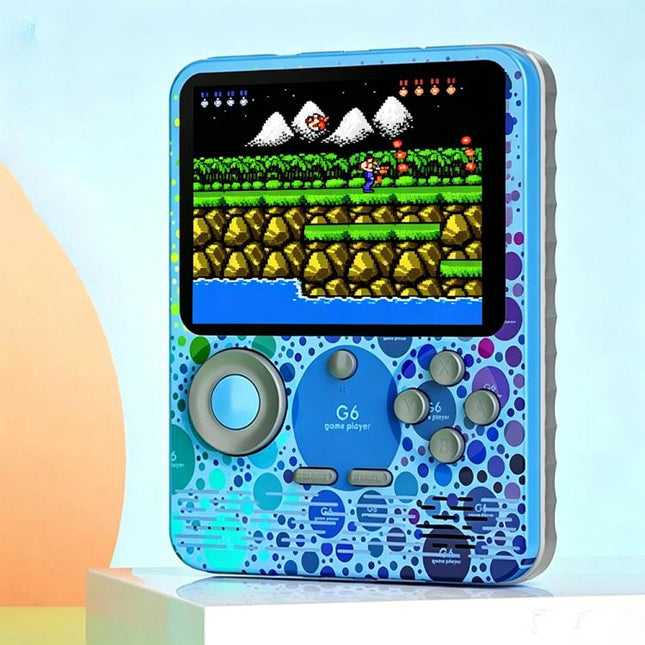 G6 3.5 Inch Screen Handheld Game Console Video Gaming Machine for Kids, Single, Double