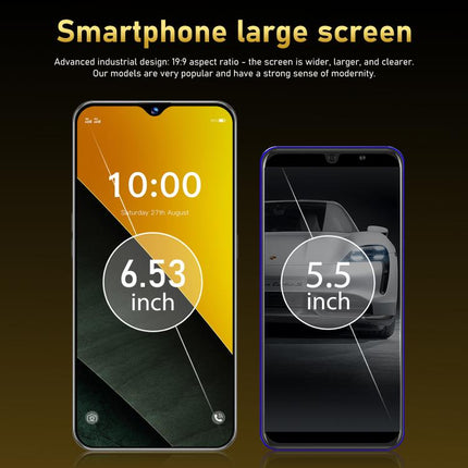 B100, 6GB+128GB, 6.53 inch Android 11 MT6771V Octa Core, Network: 4G, Dual SIM, EU Plug, US Plug, UK Plug, AU Plug