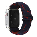 For Apple Watch Series 7 45mm / 6 & SE & 5 & 4 44mm / 3 & 2 & 1 42mm / Wine Red Blue