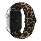 For Apple Watch Ultra 49mm / Series 8&7 45mm / SE 2&6&SE&5&4 44mm / 3&2&1 42mm / Brown Leopard