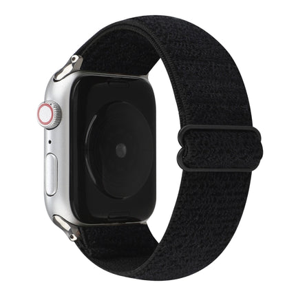 Solid Color Nylon Watchband For Apple Watch Series 6 & SE & 5 & 4 40mm / 3 & 2 & 1 38mm, For Apple Watch Series 7 41mm / 6 & SE & 5 & 4 40mm / 3 & 2 & 1 38mm