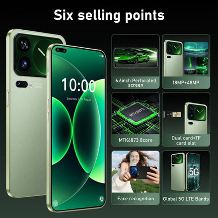 M17 Pro Max / C300, 8GB+128GB, 6.6 inch Android 10 MTK6873 Octa Core, Network: 5G, Dual SIM, EU Plug, US Plug, UK Plug, AU Plug