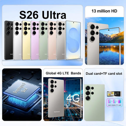 S26 Ultra / B9S, 4GB+64GB, 6.75 inch Android 10 MTK6739 Quad Core, Network: 4G, OTG, Dual SIM, EU Plug, US Plug, UK Plug