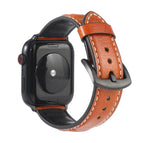 For Apple Watch Series 7 41mm / 6 & SE & 5 & 4 40mm / 3 & 2 & 1 38mm / Yellow Brown