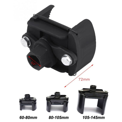 Universal Cast Steel Adjustable 2 Jaw Oil Filter Wrench Fuel Remover Removal Tool Two-claw Cast Steel Filter Wrenches, 80-105mm, 105-145mm