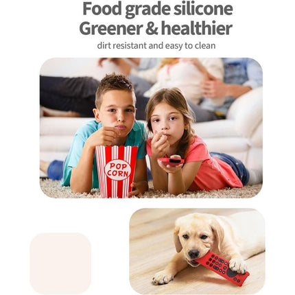 XDcase 2pcs Soft Silicone Protective Case with Mini Strap, For TCL RC923A / RC813A TV Remote