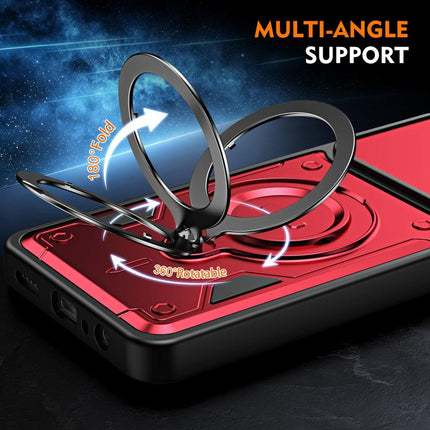 Ring Holder Lens Slide Cover Phone Case, For Honor X5c 4G / X5c Plus, For Honor X9d / X70 5G, For Honor 400 Smart / X7d, For Honor X8b / X8c 4G