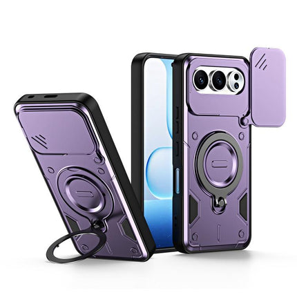 Ring Holder Lens Slide Cover Phone Case, For Honor 600 Smart 5G, For Honor 600 / 600 Pro Global, For Honor 600 Lite Global, For Honor 500 / 500 Pro Global 155.8mm