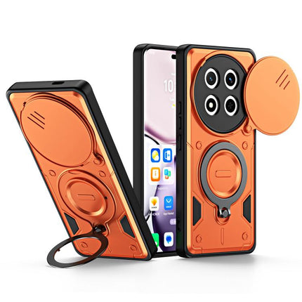 Ring Holder Lens Slide Cover Phone Case, For Honor X5c 4G / X5c Plus, For Honor X9d / X70 5G, For Honor 400 Smart / X7d, For Honor X8b / X8c 4G