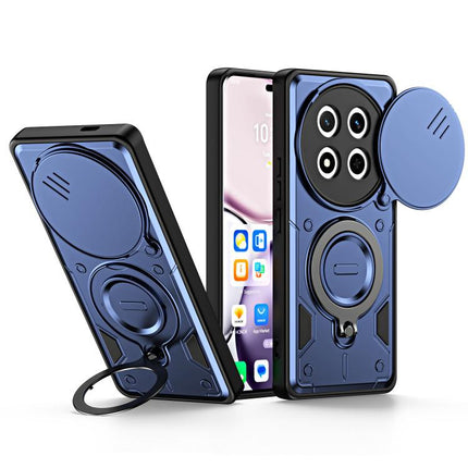 Ring Holder Lens Slide Cover Phone Case, For Honor X5c 4G / X5c Plus, For Honor X9d / X70 5G, For Honor 400 Smart / X7d, For Honor X8b / X8c 4G