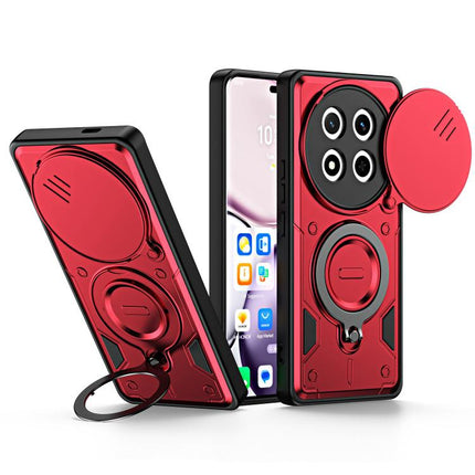 Ring Holder Lens Slide Cover Phone Case, For Honor X5c 4G / X5c Plus, For Honor X9d / X70 5G, For Honor 400 Smart / X7d, For Honor X8b / X8c 4G