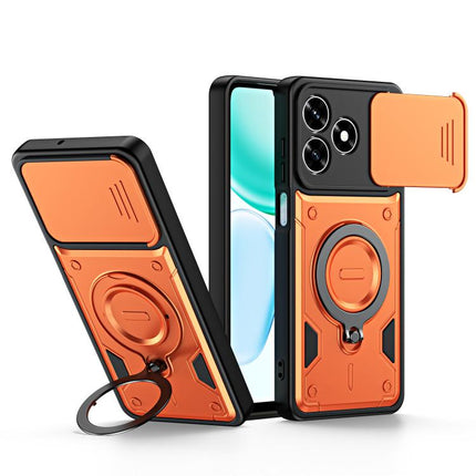Ring Holder Lens Slide Cover Phone Case, For Honor 600 Smart 5G, For Honor 600 / 600 Pro Global, For Honor 600 Lite Global, For Honor 500 / 500 Pro Global 155.8mm