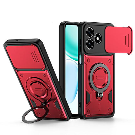Ring Holder Lens Slide Cover Phone Case, For Honor 600 Smart 5G, For Honor 600 / 600 Pro Global, For Honor 600 Lite Global, For Honor 500 / 500 Pro Global 155.8mm
