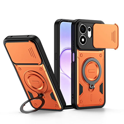 Ring Holder Lens Slide Cover Phone Case, For Honor 600 Smart 5G, For Honor 600 / 600 Pro Global, For Honor 600 Lite Global, For Honor 500 / 500 Pro Global 155.8mm