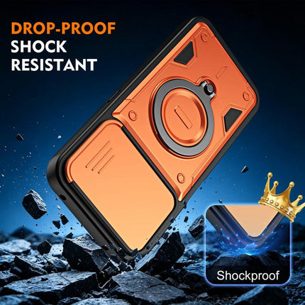 Ring Holder Lens Slide Cover Phone Case, For Honor 600 Smart 5G, For Honor 600 / 600 Pro Global, For Honor 600 Lite Global, For Honor 500 / 500 Pro Global 155.8mm