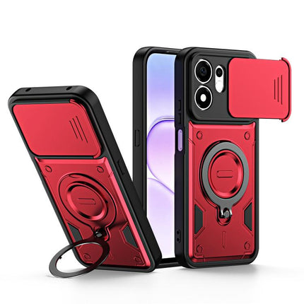 Ring Holder Lens Slide Cover Phone Case, For Honor 600 Smart 5G, For Honor 600 / 600 Pro Global, For Honor 600 Lite Global, For Honor 500 / 500 Pro Global 155.8mm