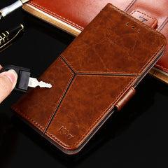 Geometric Stitching Horizontal Flip TPU + PU Leather Case with Holder & Card Slots & Wallet, For iPhone 6 / 6s, For iPhone 6 Plus / 6s Plus, For iPhone 7 / 8 / SE 2022 / SE 2020, For iPhone 7 Plus / 8 Plus, For iPhone X / XS